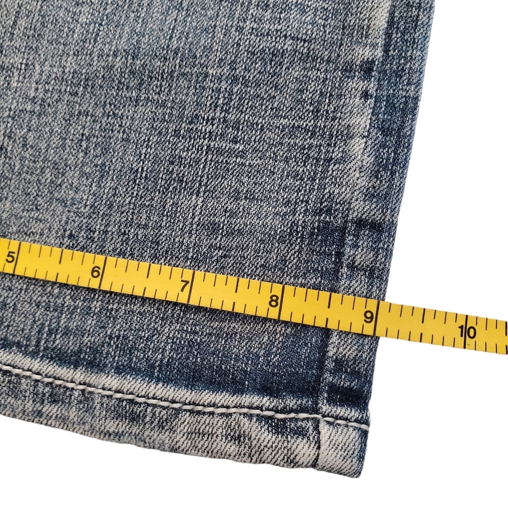 TK Axel Men's Weston Vintage Boot Jeans Flap Pockets Denim Distressed 34x29 - Picture 14 of 15
